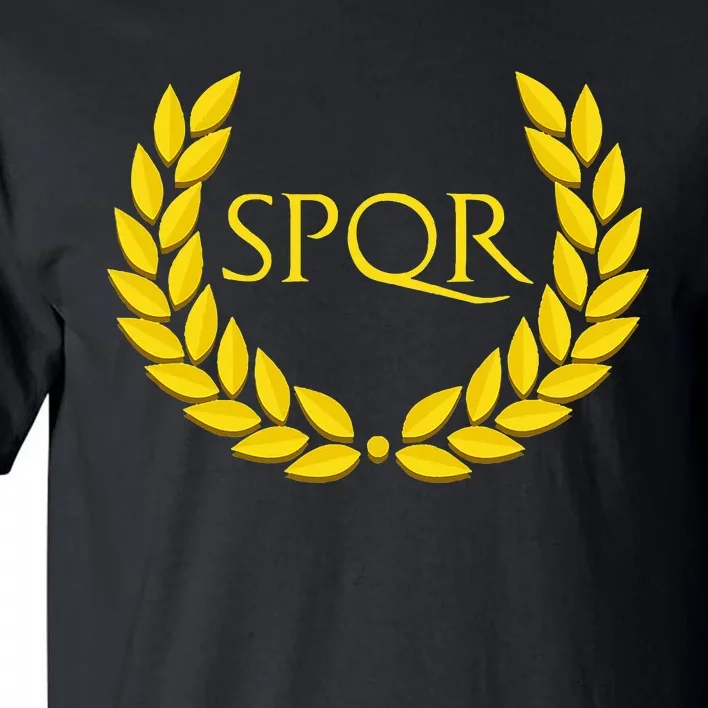 Spqr Purple Roman Tall T-Shirt