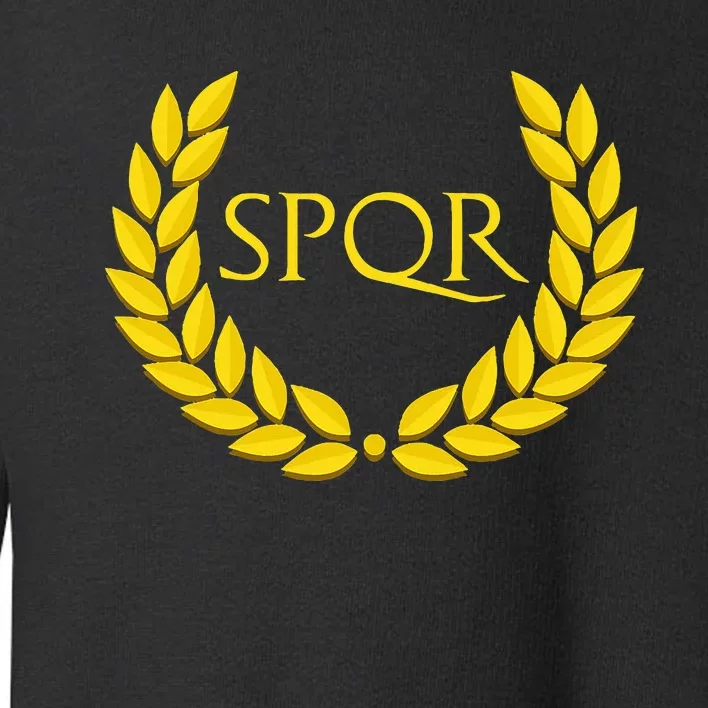 Spqr Purple Roman Toddler Sweatshirt