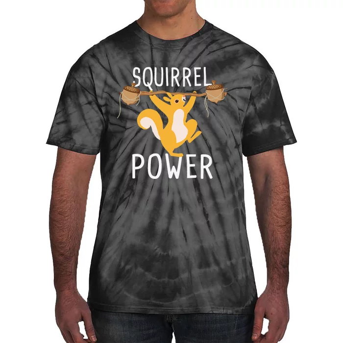 Squirrel Power Rodent Animal Squirrel Lover Tie-Dye T-Shirt