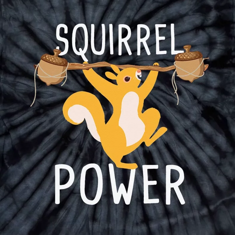 Squirrel Power Rodent Animal Squirrel Lover Tie-Dye T-Shirt