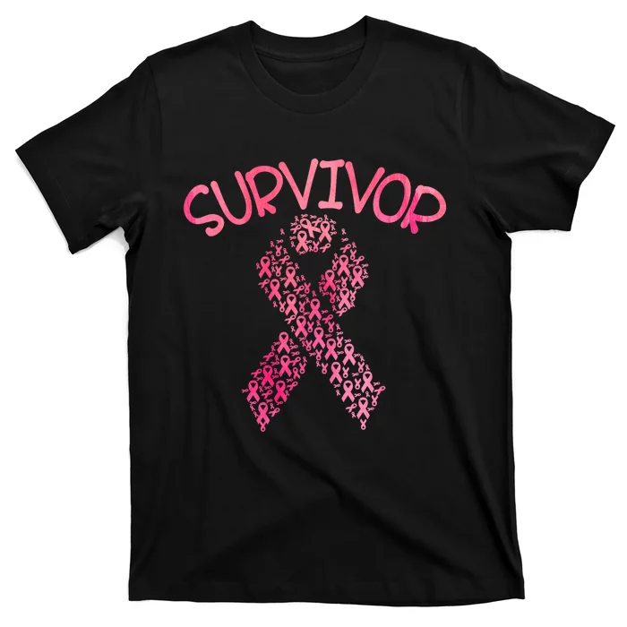 Survivor Pink Ribbon Won Breast Cancer Awareness T-Shirt