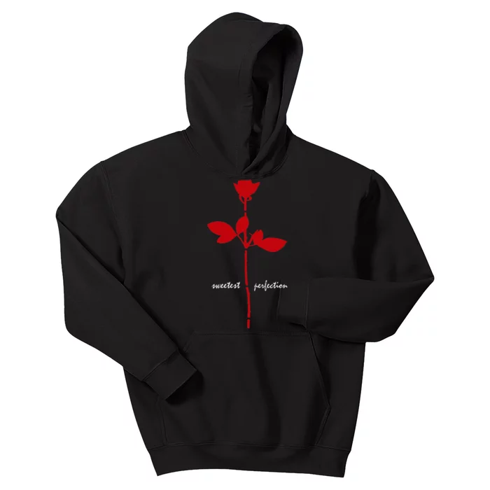 Sweetest Perfection Red And White Design Kids Hoodie