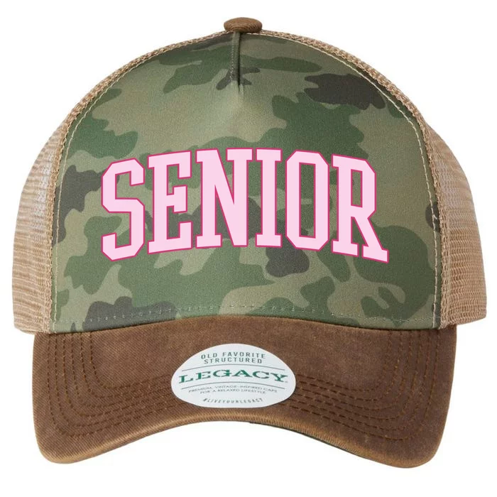 Senior Pink Retro Graduation Legacy Tie Dye Trucker Hat