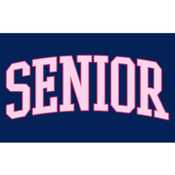 Senior Pink Retro Graduation Bumper Sticker