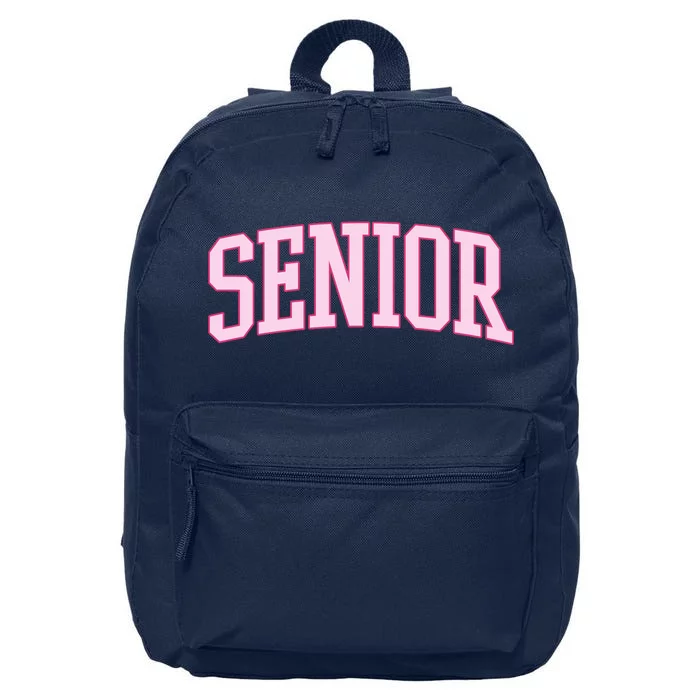 Senior Pink Retro Graduation 16 in Basic Backpack