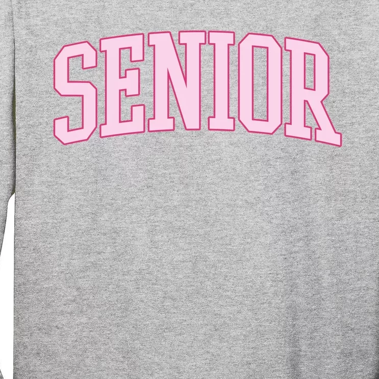 Senior Pink Retro Graduation Tall Long Sleeve T-Shirt