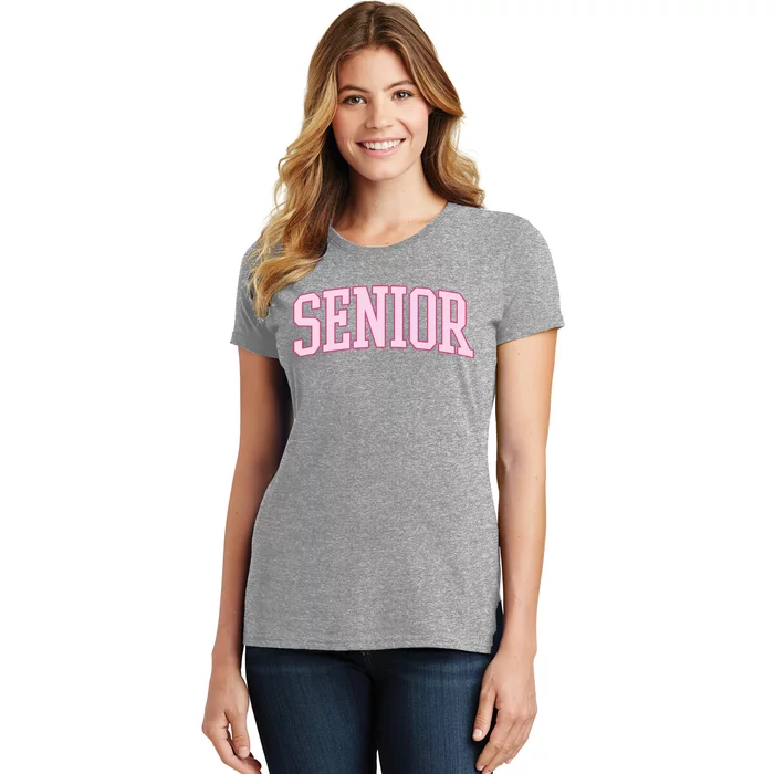 Senior Pink Retro Graduation Women's T-Shirt