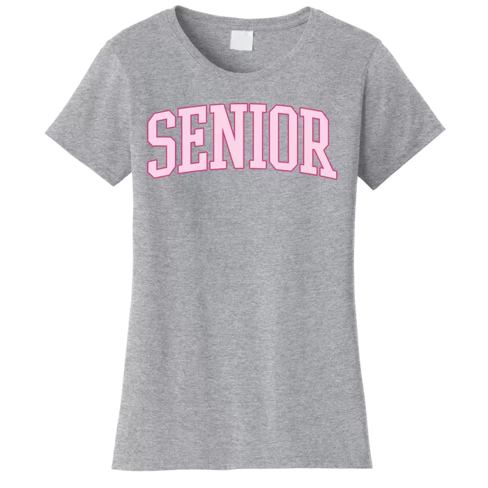 Senior Pink Retro Graduation Women's T-Shirt