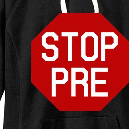 Stop Pre (Runners Shirt) Women's Fleece Hoodie