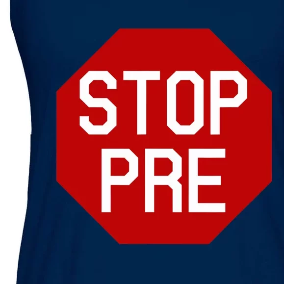 Stop Pre (Runners Shirt) Ladies Essential Flowy Tank