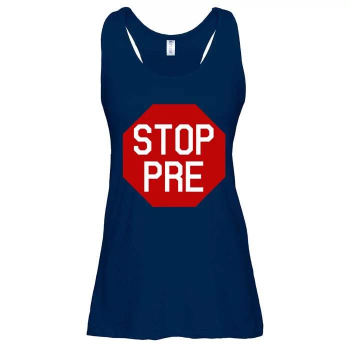 Stop Pre (Runners Shirt) Ladies Essential Flowy Tank