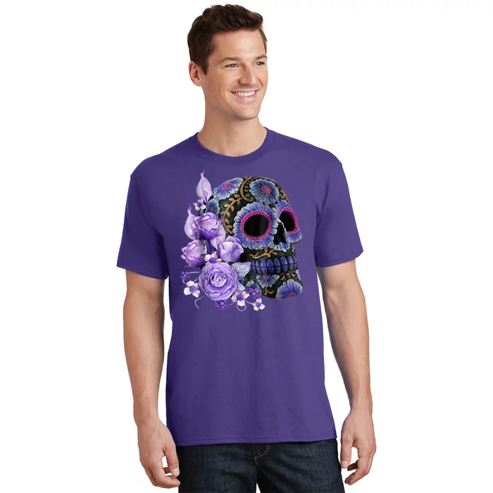 Grateful Dead Rose Skull Short-Sleeve T-Shirt- Medium