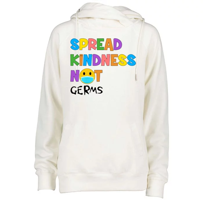 Spread Kindness Not Germs Womens Funnel Neck Pullover Hood