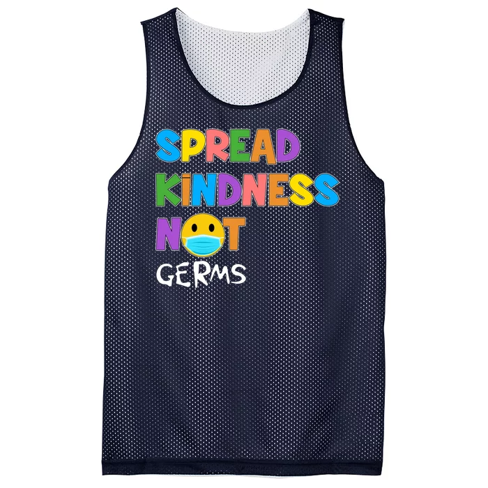 Spread Kindness Not Germs Mesh Reversible Basketball Jersey Tank