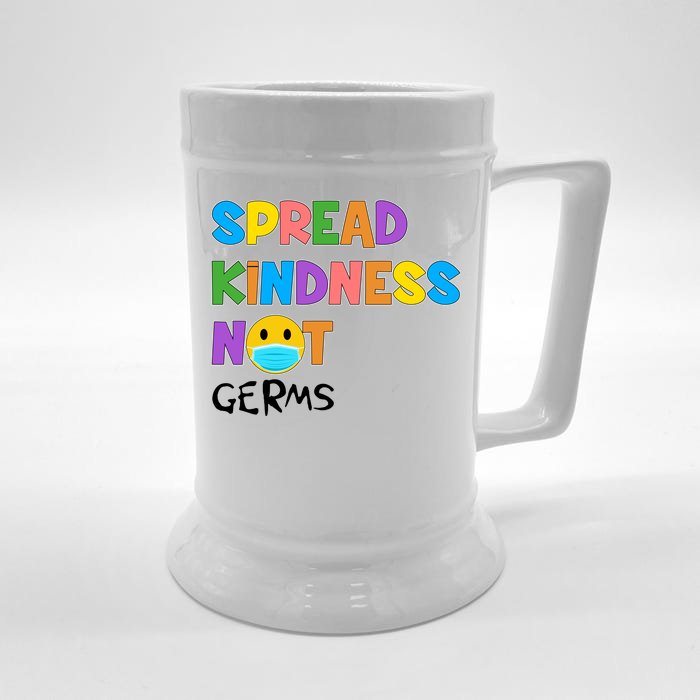 Spread Kindness Not Germs Front & Back Beer Stein