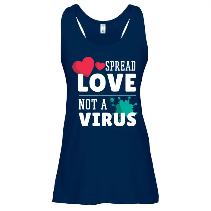 Spread Love Not A Virus Ladies Essential Flowy Tank