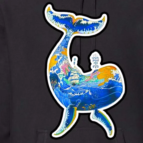 Sprem Whale Sailing Premium Hoodie