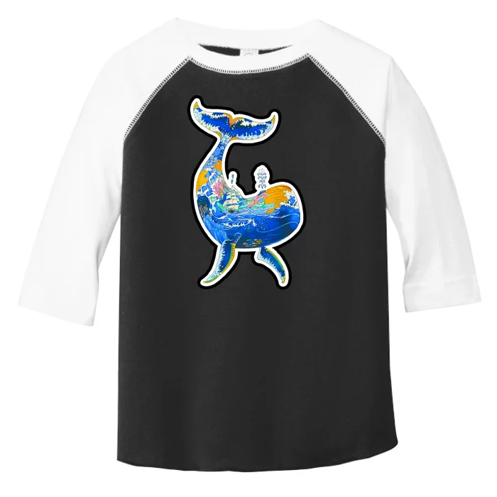 Sprem Whale Sailing Toddler Fine Jersey T-Shirt