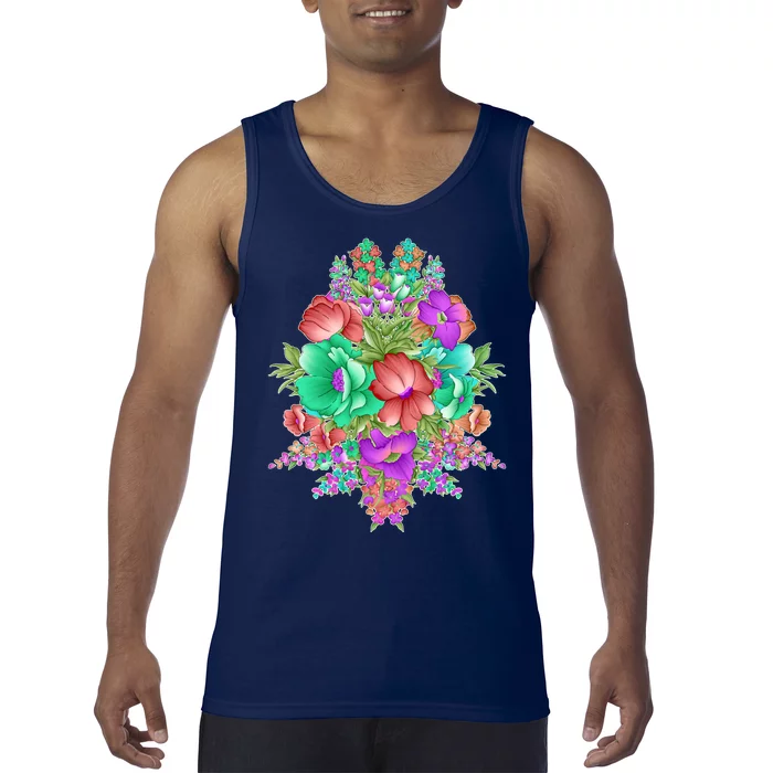 Spring Wild Flowers Bundle Bunch Tank Top