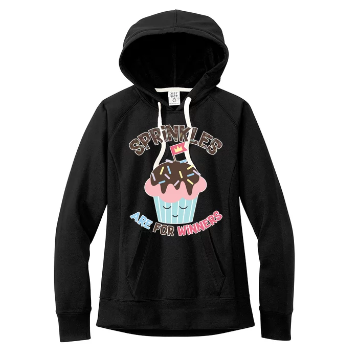 Sprinkles Are For Winners Women's Fleece Hoodie