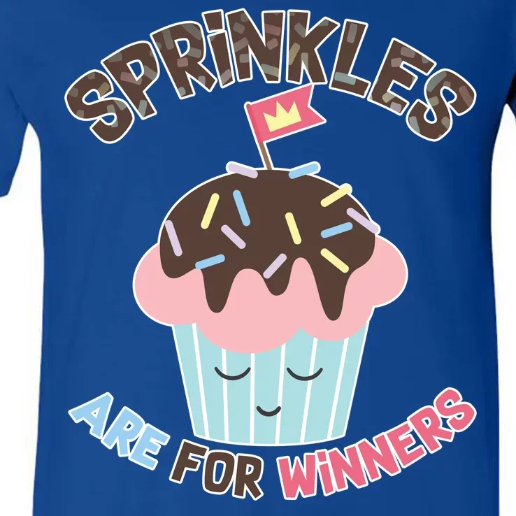 Sprinkles Are For Winners V-Neck T-Shirt