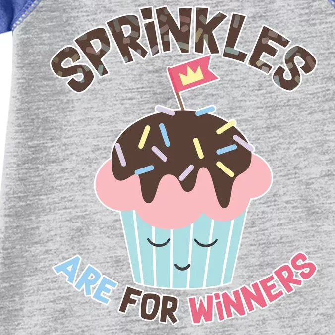 Sprinkles Are For Winners Infant Baby Jersey Bodysuit