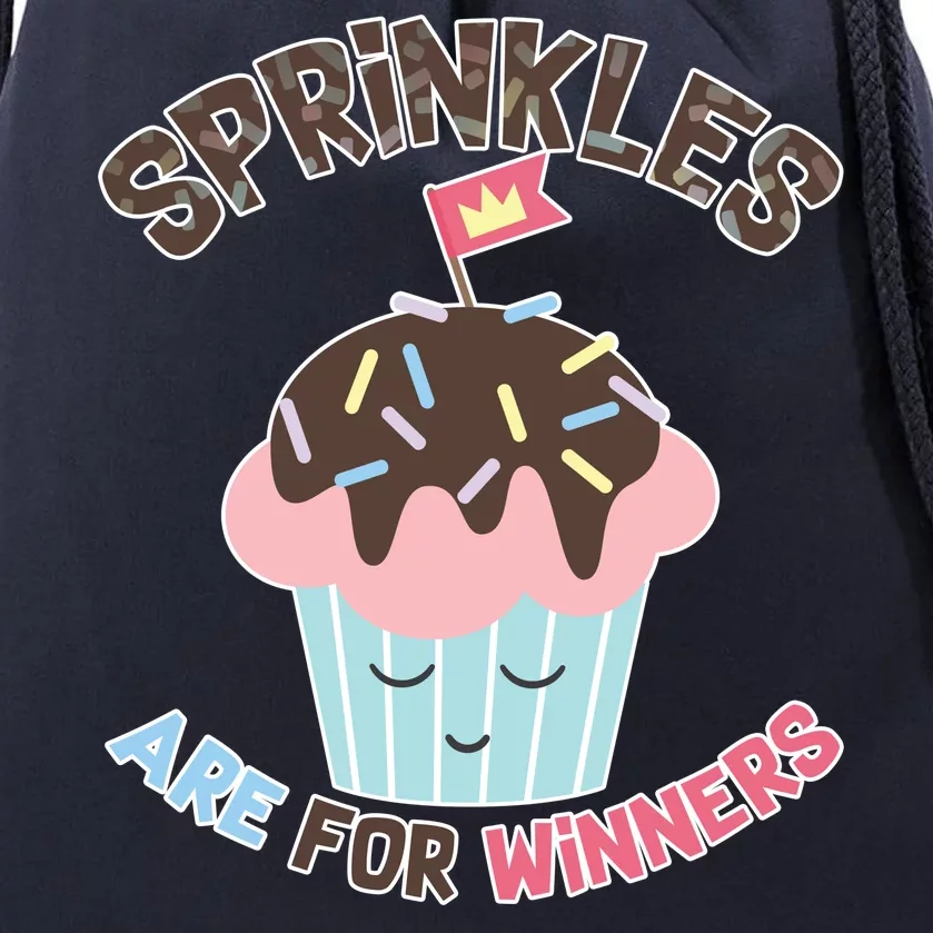 Sprinkles Are For Winners Drawstring Bag