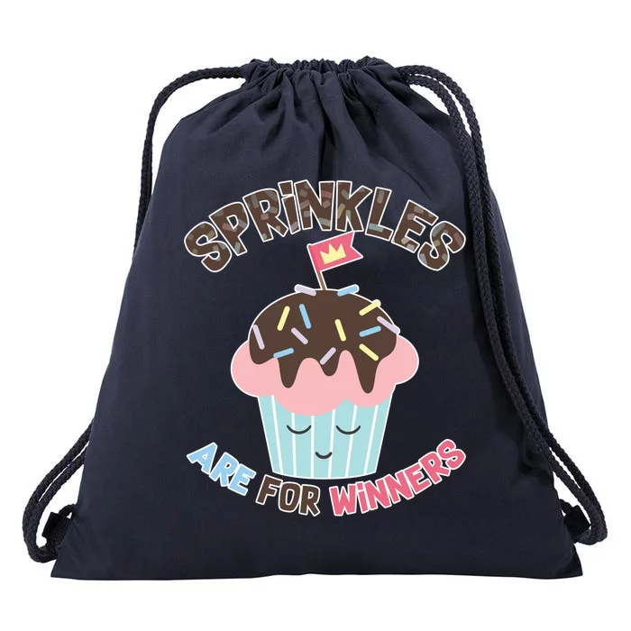 Sprinkles Are For Winners Drawstring Bag