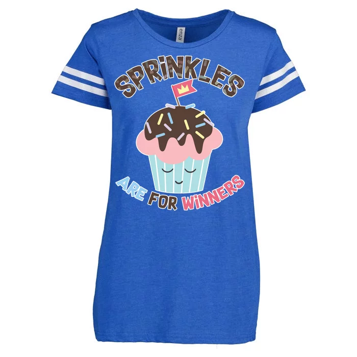 Sprinkles Are For Winners Enza Ladies Jersey Football T-Shirt