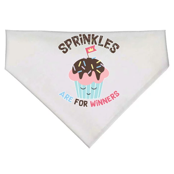 Sprinkles Are For Winners USA-Made Doggie Bandana