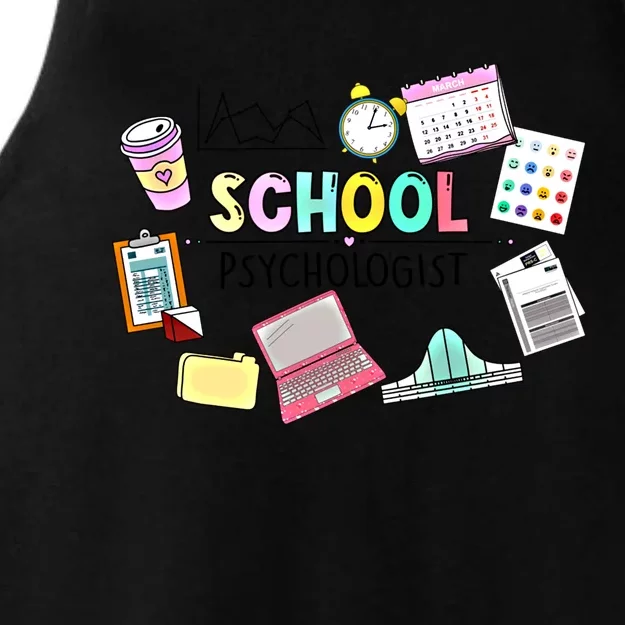 School Psychologist School Psych Psychologist Social Worker Gift Ladies Tri-Blend Wicking Tank