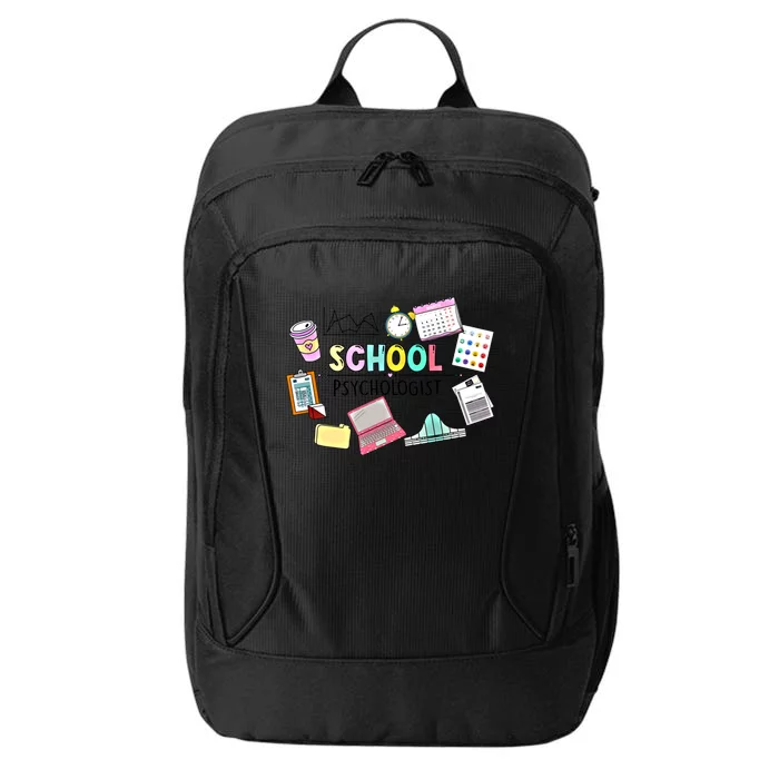 School Psychologist School Psych Psychologist Social Worker Gift City Backpack