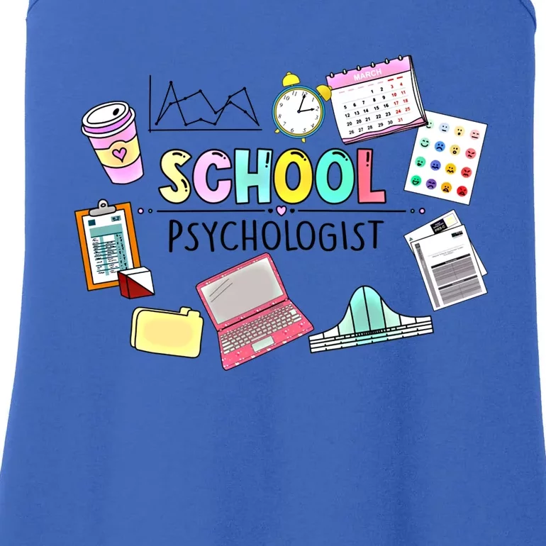 School Psychologist School Psych Psychologist Social Worker Gift Ladies Essential Tank