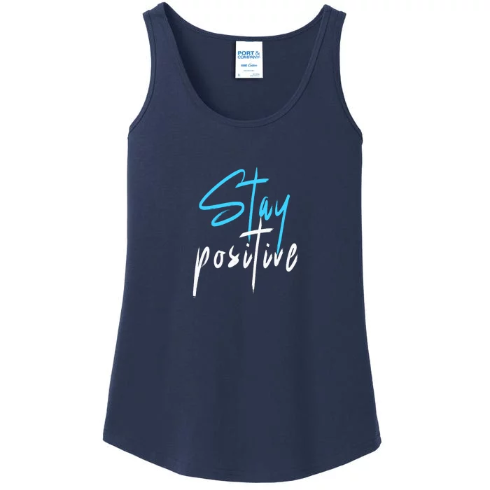 Stay Positive Ladies Essential Tank