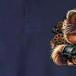 Steampunk Pomeranian Softstyle Adult Sport Polo