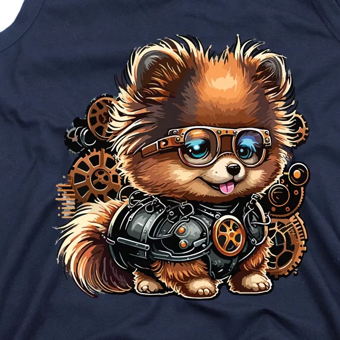 Steampunk Pomeranian Tank Top