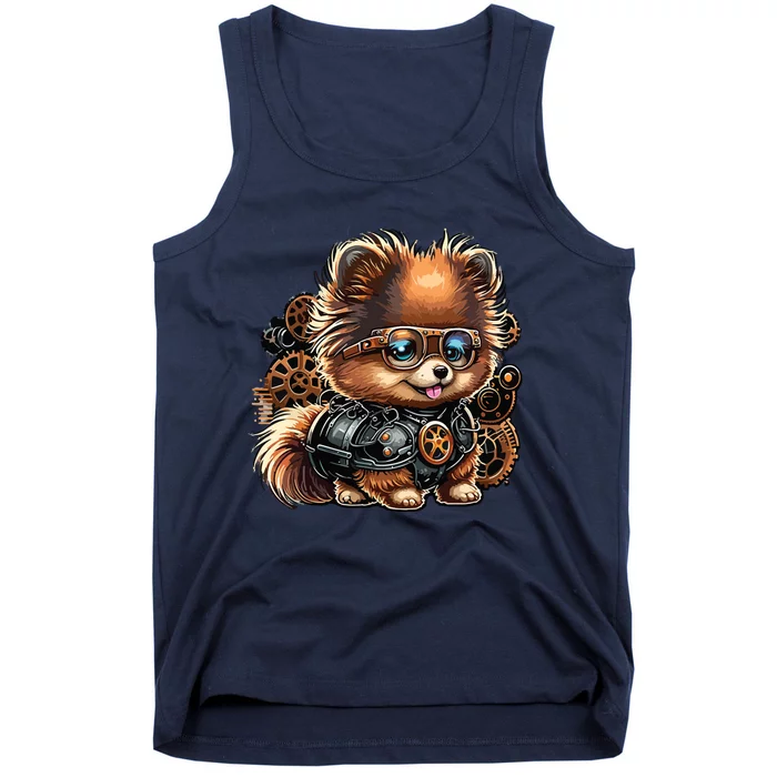 Steampunk Pomeranian Tank Top