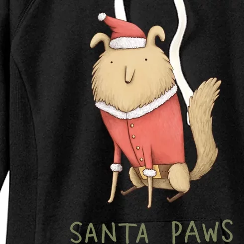 Santa Paws Women's Fleece Hoodie