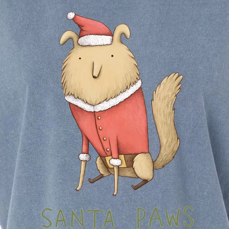 Santa Paws Garment-Dyed Women's Muscle Tee