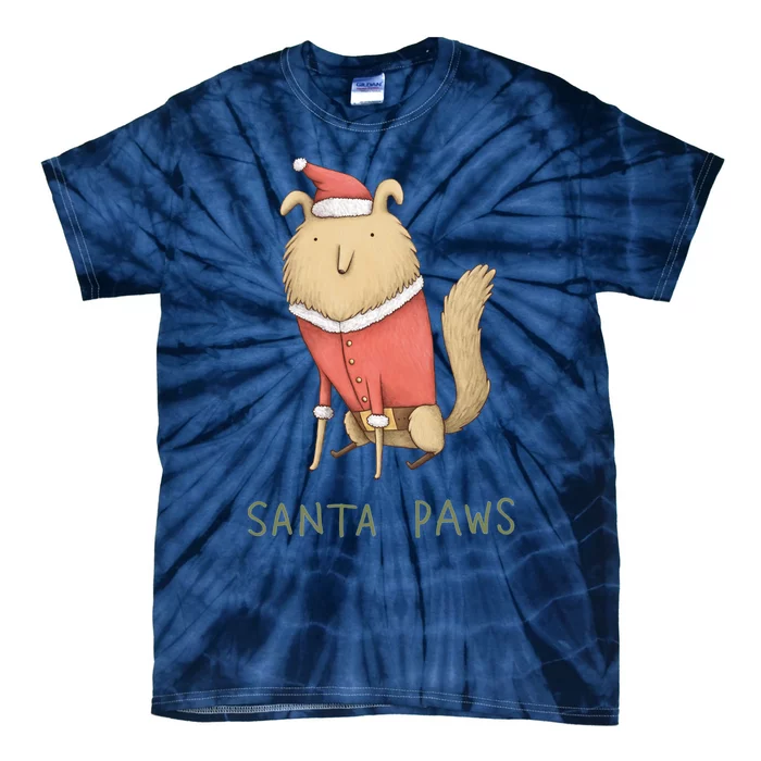 Santa Paws Tie-Dye T-Shirt