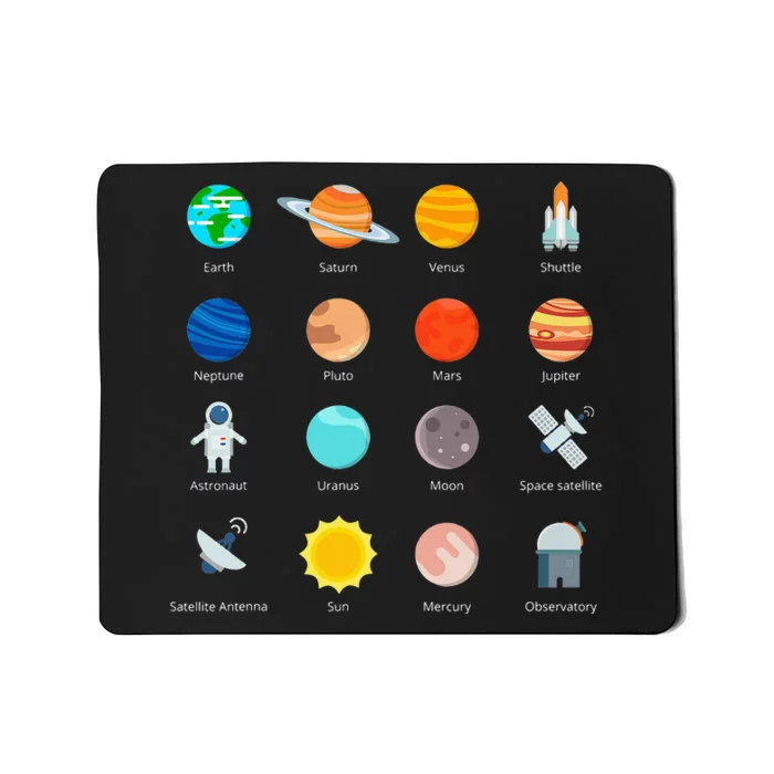 Space Planets Stars Solar System Astronomical Object Mousepad