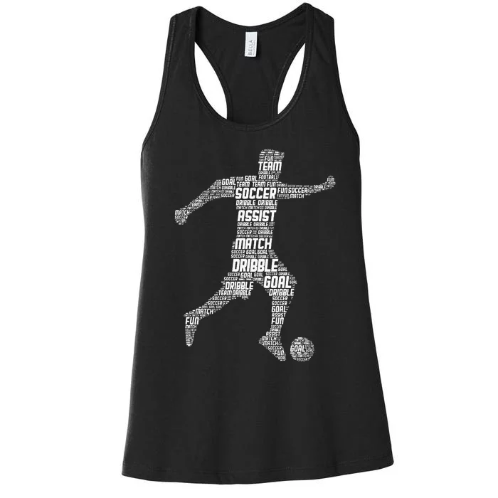 Soccer Player Women's Racerback Tank