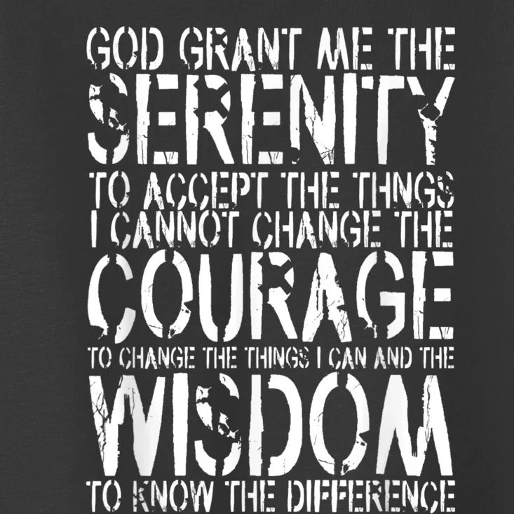 Serenity Prayer Toddler T-Shirt