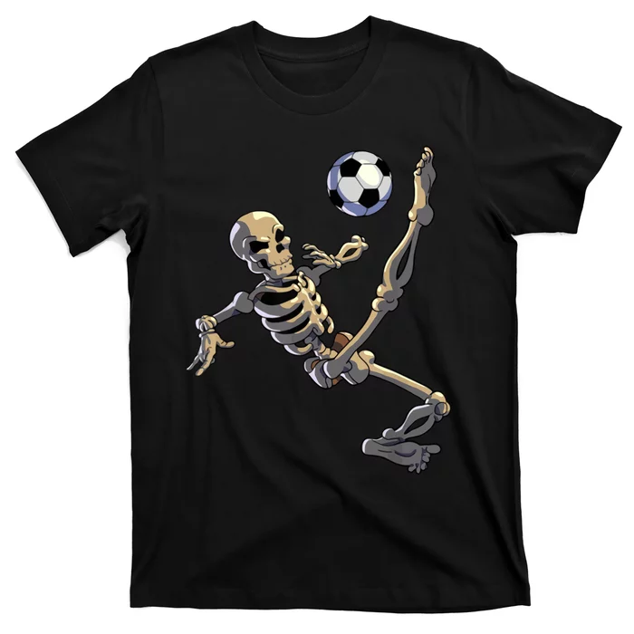 Skeleton Play Soccer T-Shirt