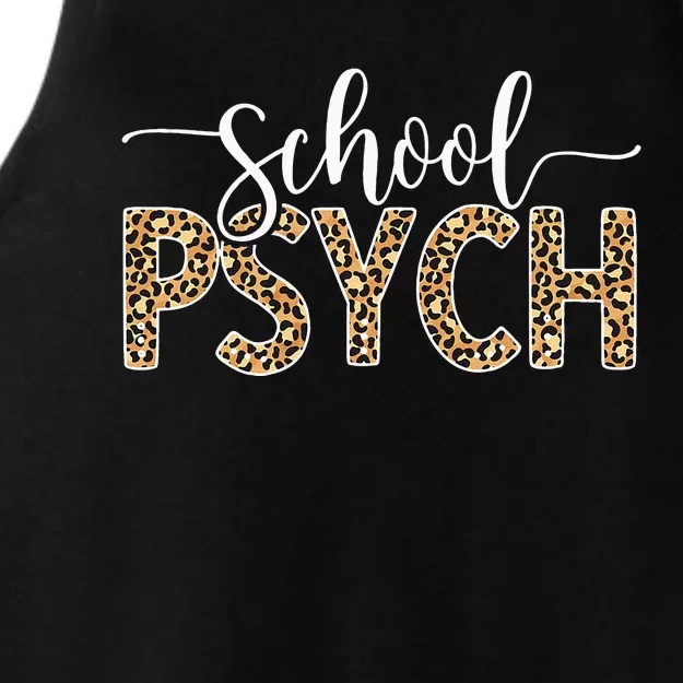 School Psych School Psychologist School Psychology Ladies Tri-Blend Wicking Tank