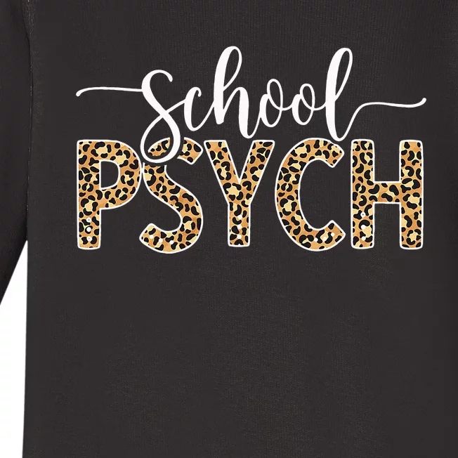 School Psych School Psychologist School Psychology Baby Long Sleeve Bodysuit