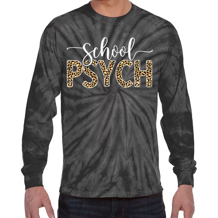 School Psych School Psychologist School Psychology Tie-Dye Long Sleeve Shirt