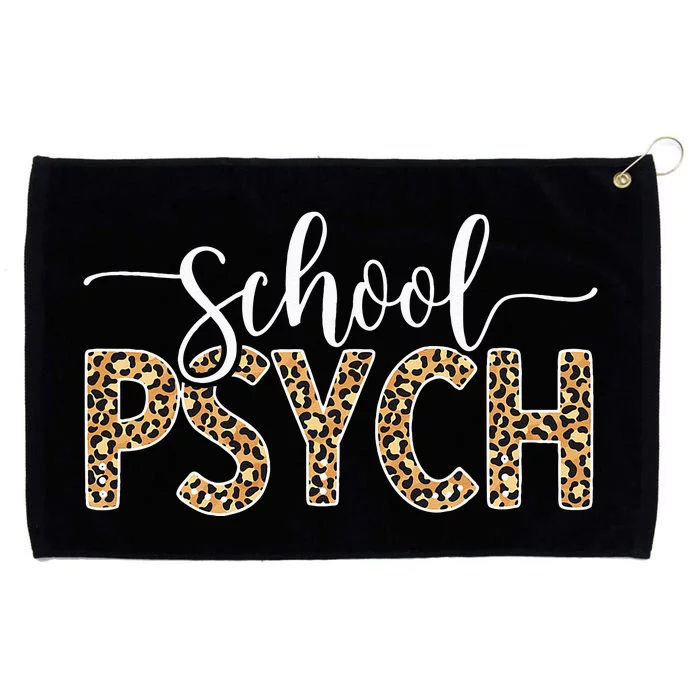 School Psych School Psychologist School Psychology Grommeted Golf Towel