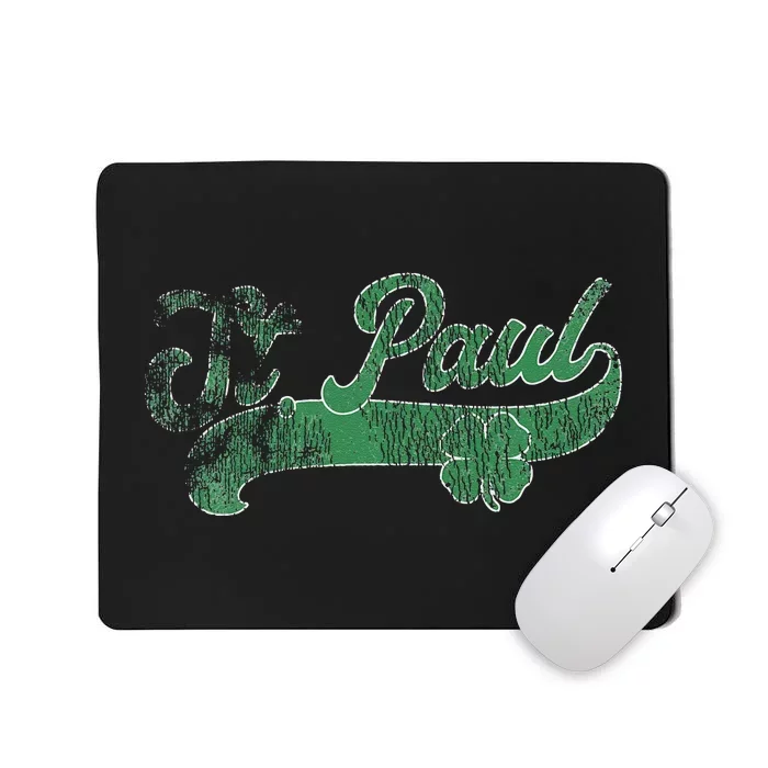 St. Paul Shamrock St. Patrick's Day Saint Paddy's Irish Mousepad