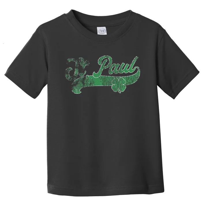 St. Paul Shamrock St. Patrick's Day Saint Paddy's Irish Toddler T-Shirt